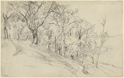 Metsä Boisrémondissa (etusivu); mökki metsässä (kääntöpuoli). tekijältä Theodore Rousseau