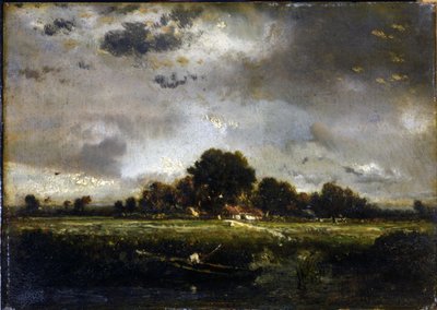 Pikku Kalastaja tekijältä Pierre Etienne Theodore Rousseau