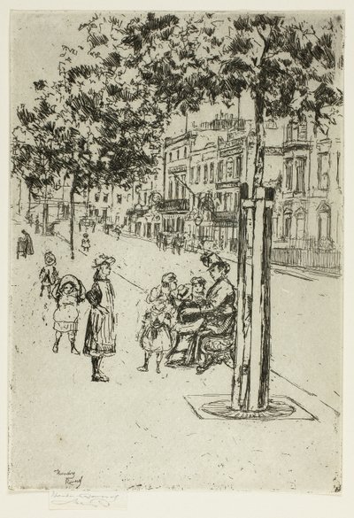 Chelsea Children, Chelsea Embankment tekijältä Theodore Roussel