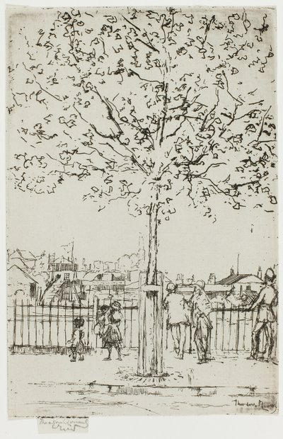 Chelsea Embankment, kesäkuu, 17.00, 1889 tekijältä Theodore Roussel