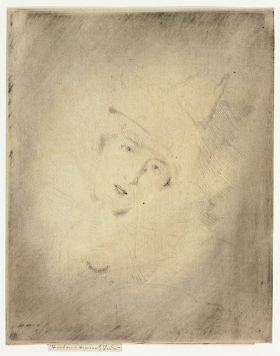 Pierrot, Ladyn muotokuva A. C. tekijältä Theodore Roussel