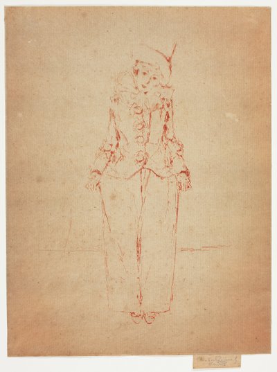 Pierrot en Pied, Ladyn muotokuva A. C. tekijältä Theodore Roussel