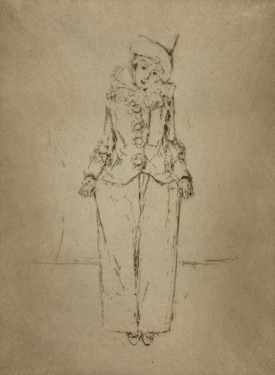 Pierrot en Pied, Ladyn muotokuva A. C. tekijältä Theodore Roussel