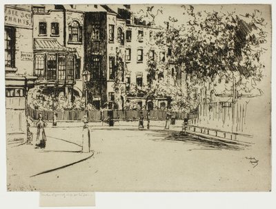 The Corner of Cheyne Walk, Chelsea tekijältä Theodore Roussel
