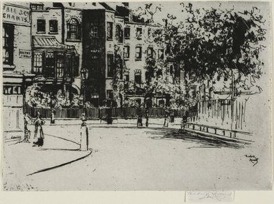 The Corner of Cheyne Walk, Chelsea tekijältä Theodore Roussel