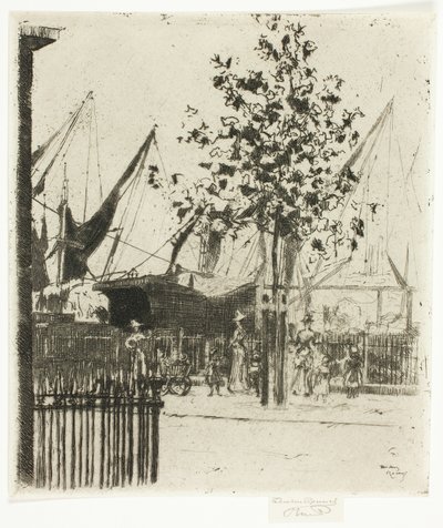 Luna Streetin kulma, Chelsea Embankment tekijältä Theodore Roussel