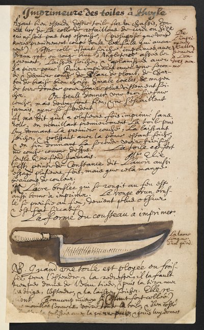 Pohjustusveitsi (kuva) tekijältä Theodore Turquet de Mayerne