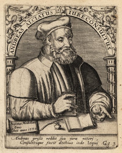 Andrea Alciato tekijältä Theodore de Bry