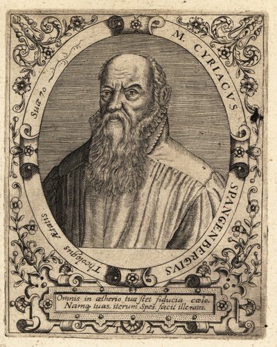 Cyriacus Spangenberg tekijältä Theodore de Bry