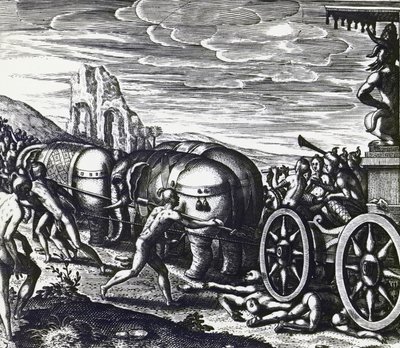 Theodor de Bry (1528-1598), kaiverrus tekijältä Theodore de Bry