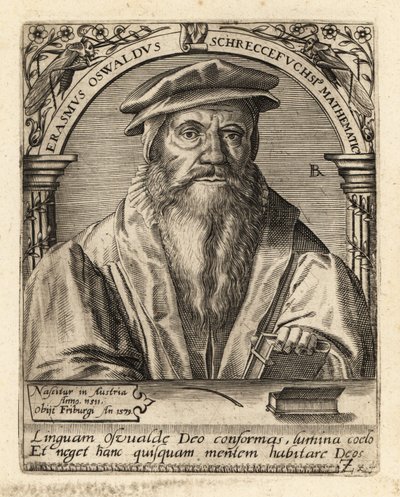 Erasmus Oswald Schreckenfuchs, itävaltalainen humanisti. tekijältä Theodore de Bry