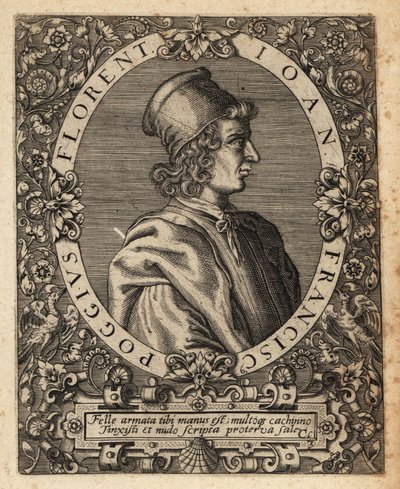 Gian Francesco Poggio Bracciolini tekijältä Theodore de Bry