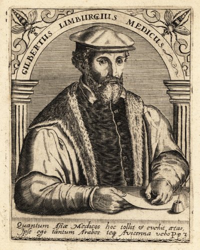 Gilbert Fusch Limburgista, hollantilainen lääkäri, 1504-1567. tekijältä Theodore de Bry