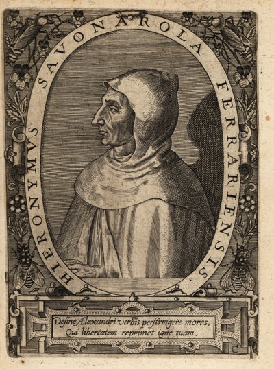 Girolamo Savonarola tekijältä Theodore de Bry