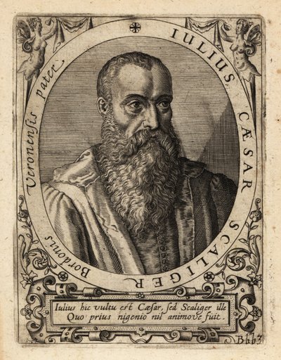 Giulio Cesare della Scala, italialainen tutkija. tekijältä Theodore de Bry