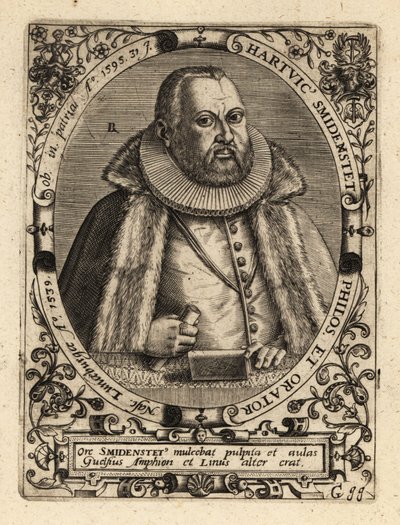 Hartwig Schmidenstedt, saksalainen retorikko. tekijältä Theodore de Bry