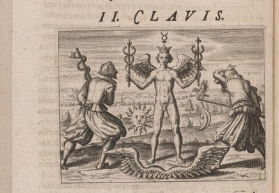 Kuvitus Tripus Avrevsille, eli kolme valikoitujen kemistien tutkielmaa.., 1618 tekijältä Theodore de Bry