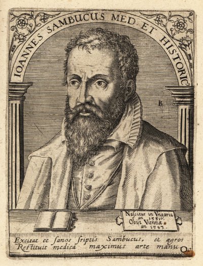 Janos Zsamboky, unkarilainen humanistitutkija tekijältä Theodore de Bry