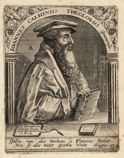 Jean Calvin tekijältä Theodore de Bry
