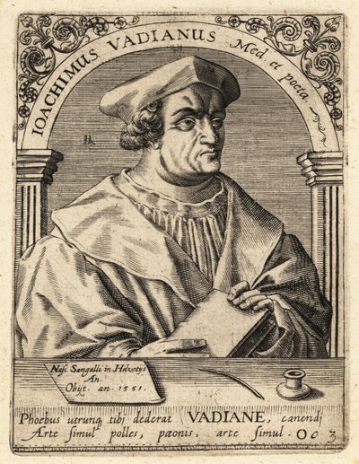 Joachim von Watt, sveitsiläinen humanisti tekijältä Theodore de Bry