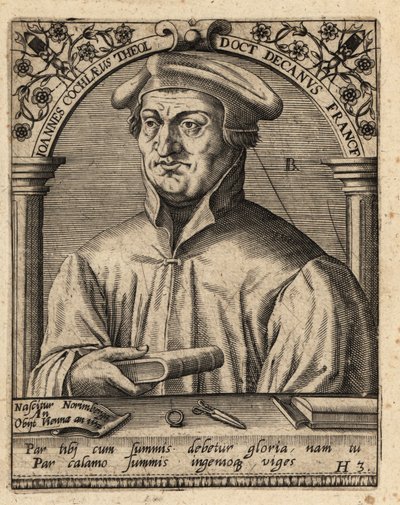 Johann Cochlaeus finès tekijältä Theodore de Bry