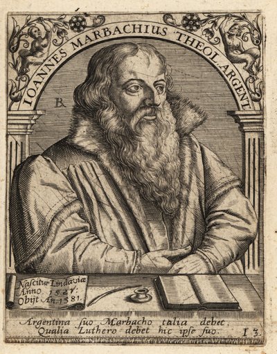 Johann Marbach tekijältä Theodore de Bry