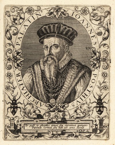 Johannes Posth, saksalainen humanisti ja lääkäri tekijältä Theodore de Bry