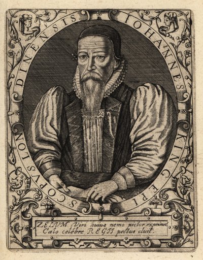 John King, kuoli 1621, Lontoon piispa. tekijältä Theodore de Bry