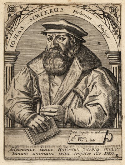 Josias Simmler tekijältä Theodore de Bry