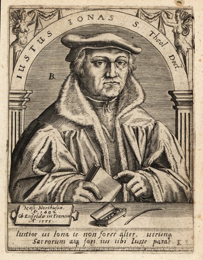 Justus Jonas, vanhempi tekijältä Theodore de Bry