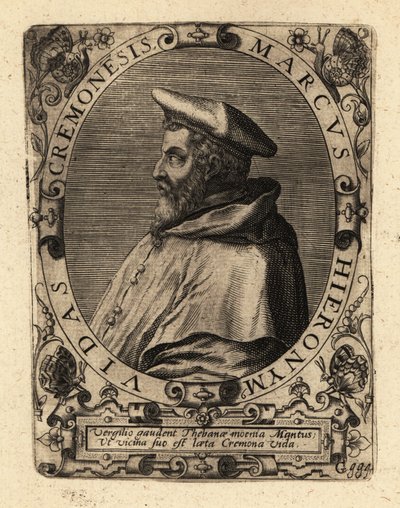 Marco Girolamo Vida, italialainen humanisti. tekijältä Theodore de Bry