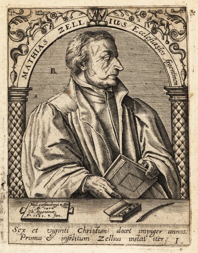 Matthäus Zell tekijältä Theodore de Bry