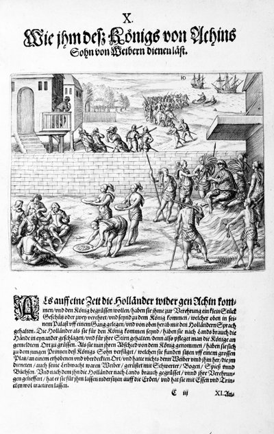 Uhrit kuninkaalle, 1606 tekijältä Theodore de Bry