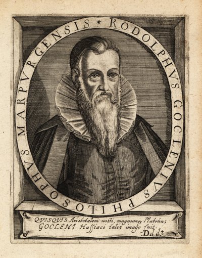 Rudolph Goclenius vanhempi, saksalainen filosofi. tekijältä Theodore de Bry