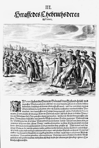 Pisteiden selvittäminen, 1606 tekijältä Theodore de Bry