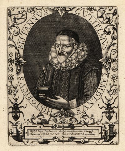 William Camden, englantilainen antikvaari. tekijältä Theodore de Bry