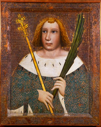 Pyhä Vitus, karjan suojelija (tempera puulle) tekijältä Theodoric Master