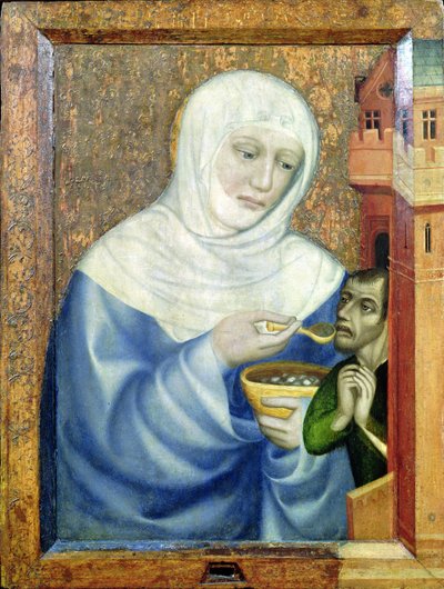 Pyhä Elizabeth Unkari (1207–1231) tekijältä Theodoricus of Prague