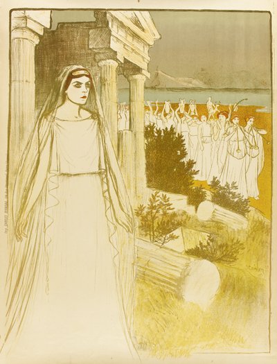 Hellé. Ooppera 4 näytöksessä tekijältä Théophile Alexandre Steinlen