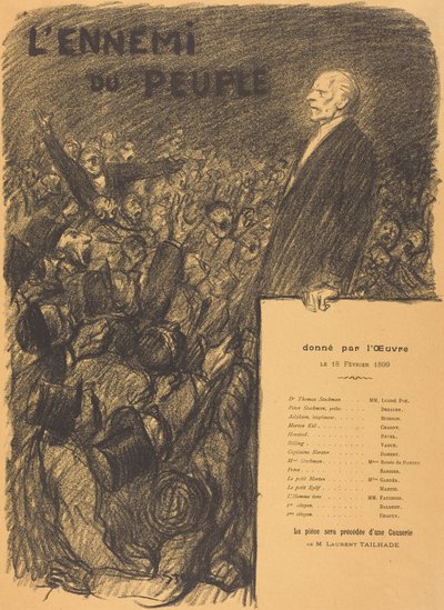 Kansanvihollinen tekijältä Théophile Alexandre Steinlen