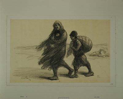[Serbien eksodus] tekijältä Théophile Alexandre Steinlen