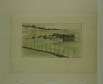 [Norjan maisema] tekijältä Théophile Alexandre Steinlen
