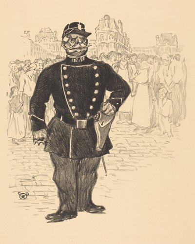Rauha kaduilla tekijältä Théophile Alexandre Steinlen