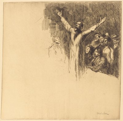 Profeetta tekijältä Théophile Alexandre Steinlen