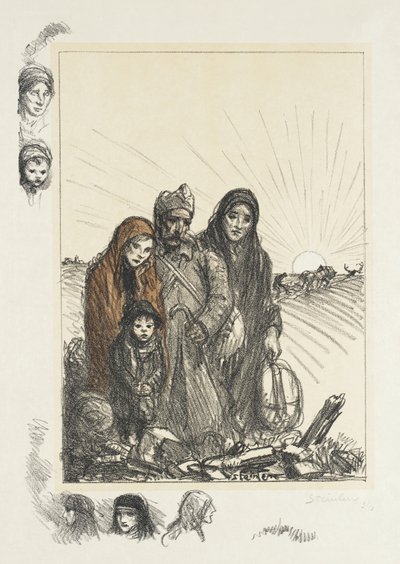 Paluu kotiin tekijältä Théophile Alexandre Steinlen