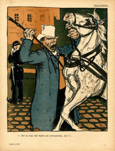 Voilautanen, satiirinen väreissä tekijältä Théophile Alexandre Steinlen