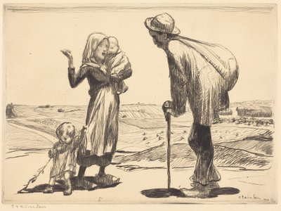 Kaukainen kaupunki tekijältä Théophile Alexandre Steinlen