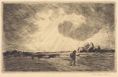 Thunder Storm (Ukkosmyrsky) tekijältä Théophile Alexandre Steinlen