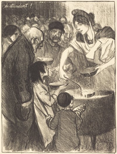Odottaessa tekijältä Théophile Alexandre Steinlen