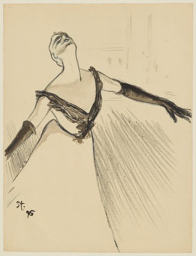 Yvette Guilbert tekijältä Théophile Alexandre Steinlen